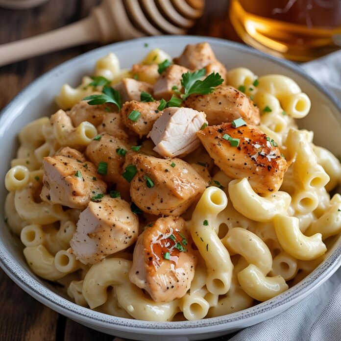 Honey Pepper Chicken Mac Cheese Recipe