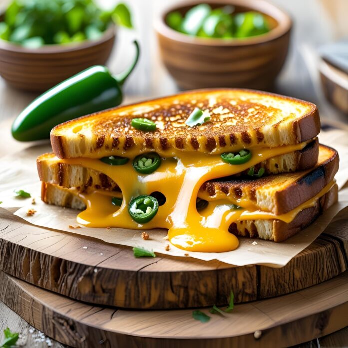 Jalapeño Cheddar Grilled Cheese Recipe