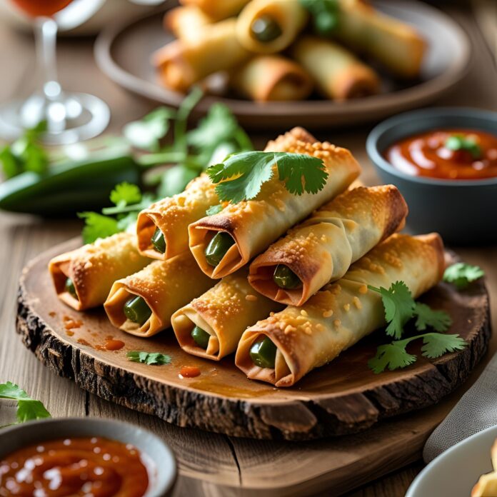 Jalapeno Popper Egg Rolls Recipe