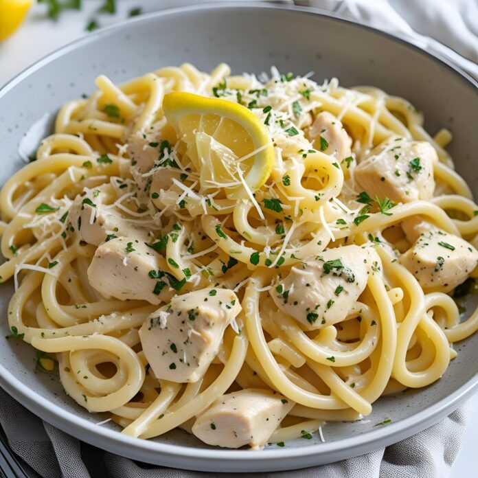 Creamy Lemon Chicken Pasta Recipe
