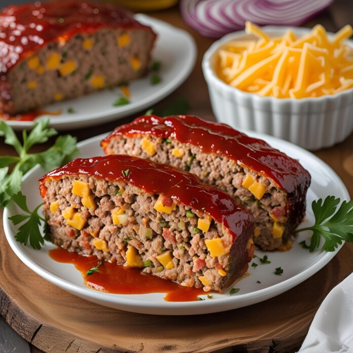 Mini BBQ Bacon Cheddar Meatloaf Recipe