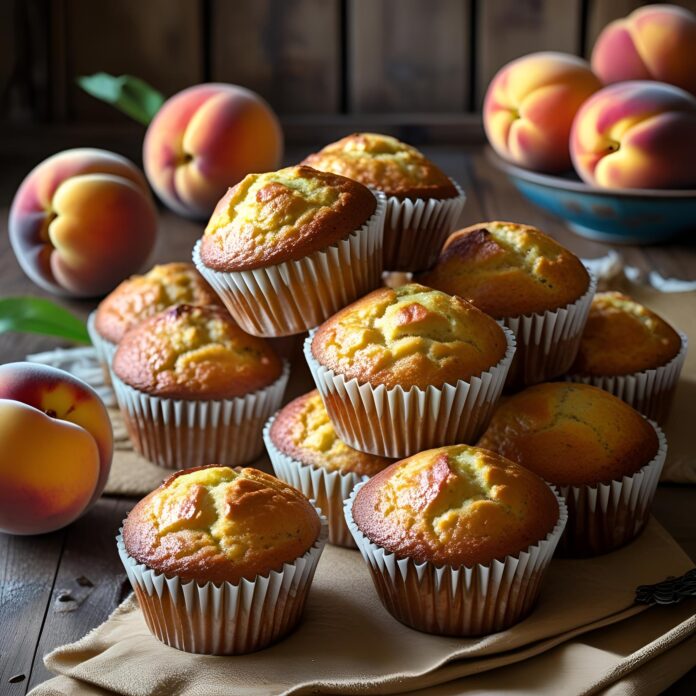 Peach Muffins Recipe