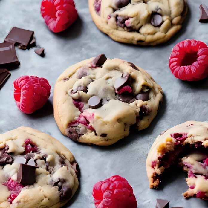 Raspberry Chocolate Chip Cookies Recipe