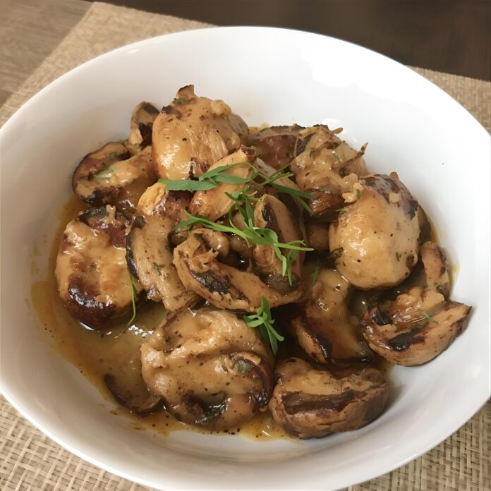 Roasted Mushrooms with Browned Butter Sauce Recipe