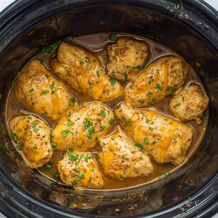 Slow Cooker Honey Mustard Chicken Recipe