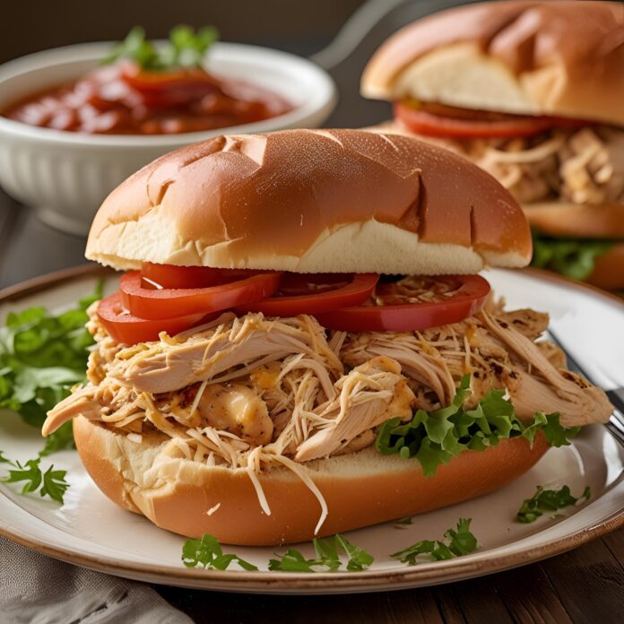 Slow Cooker Italian Chicken Sandwiches Recipe