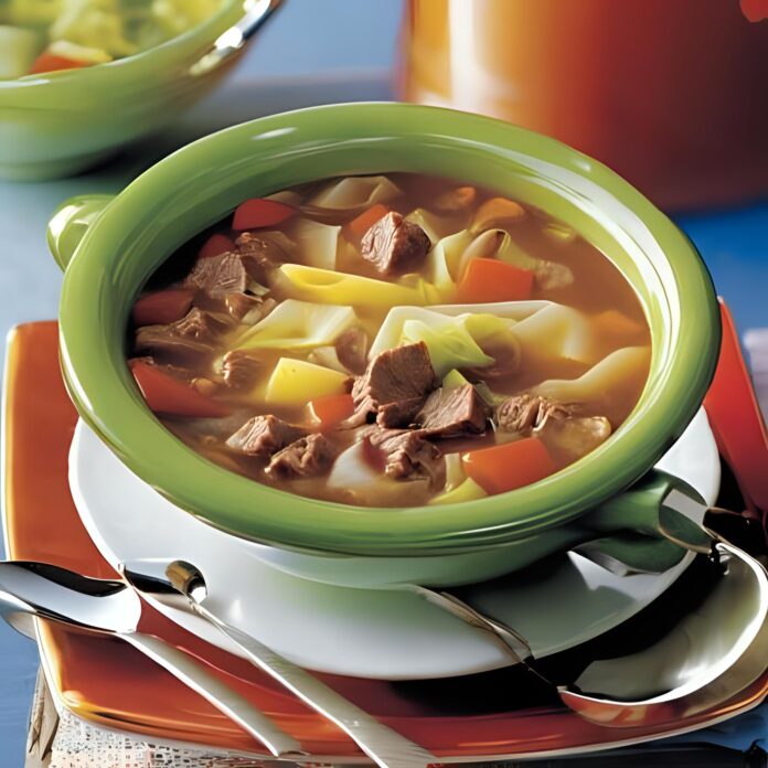 Sour Beef-cabbage Soup Recipe