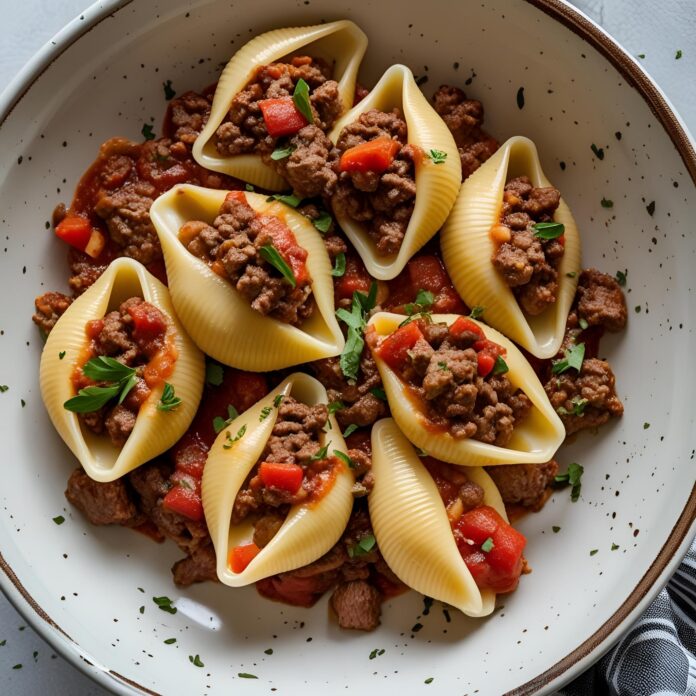 Stuffed Shells with Meat Recipe