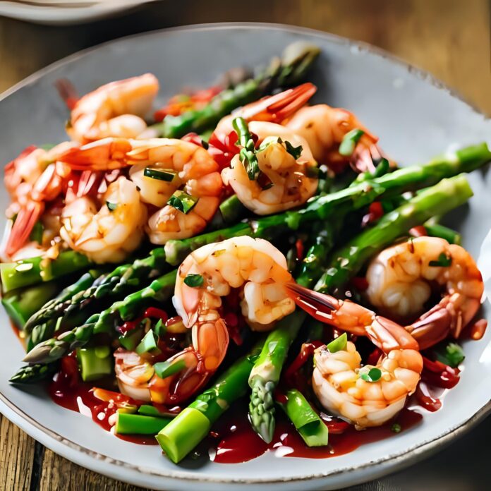 Sweet Chili Shrimp with Asparagus Recipe