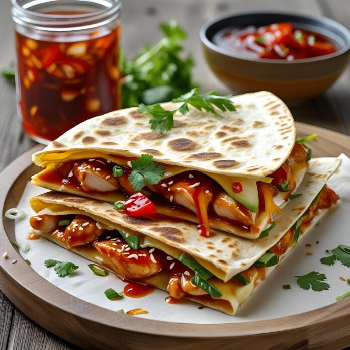 Teriyaki Chicken Quesadilla Recipe