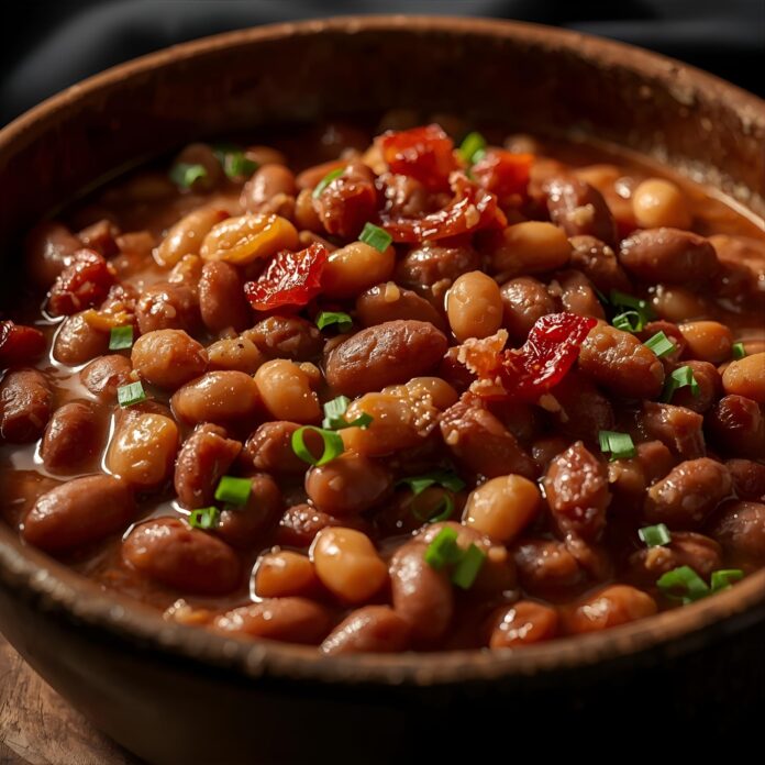 Baked Beans with Ground Beef and Bacon Recipe
