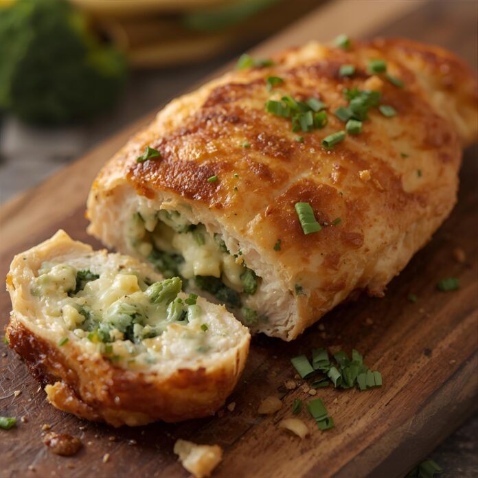 Broccoli and Cheese Stuffed Chicken Recipe