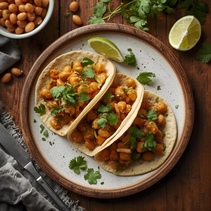 Buffalo White Bean Tacos Recipe