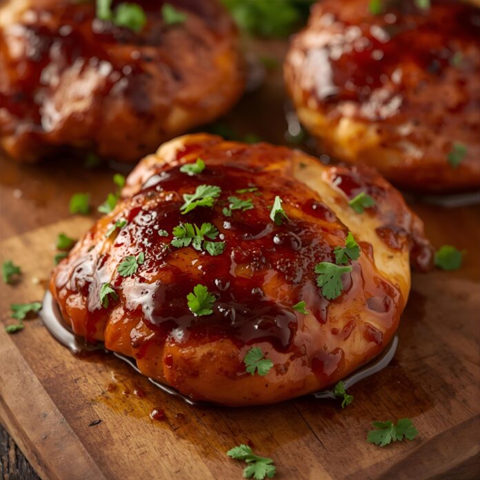 Caramelized BBQ Chicken Thighs Recipe