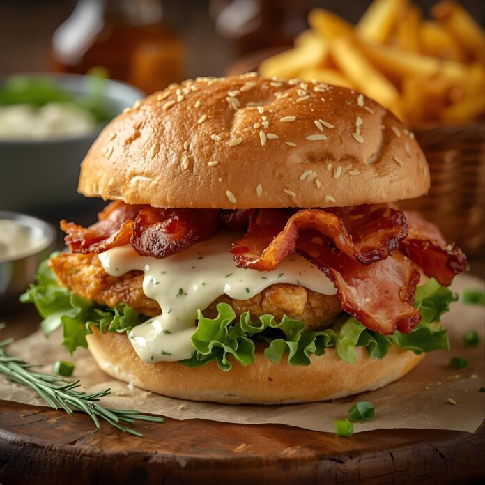 Chicken Bacon Ranch Sandwich Recipe