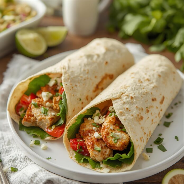Chicken Caesar Wraps Recipe