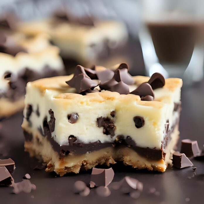 Chocolate Chip Cheesecake Bars Recipe