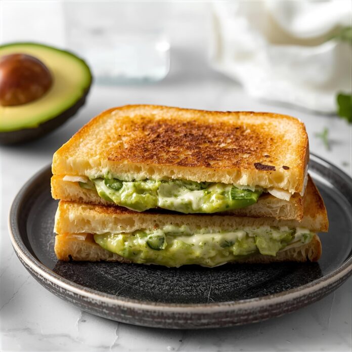 Creamy Avocado Grilled Cheese Recipe