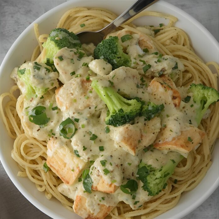 Creamy Chicken Broccoli Pasta Recipe