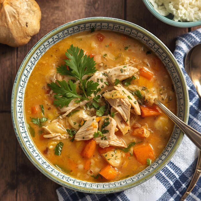 Creamy Chicken and Roasted Pepper Soup Recipe