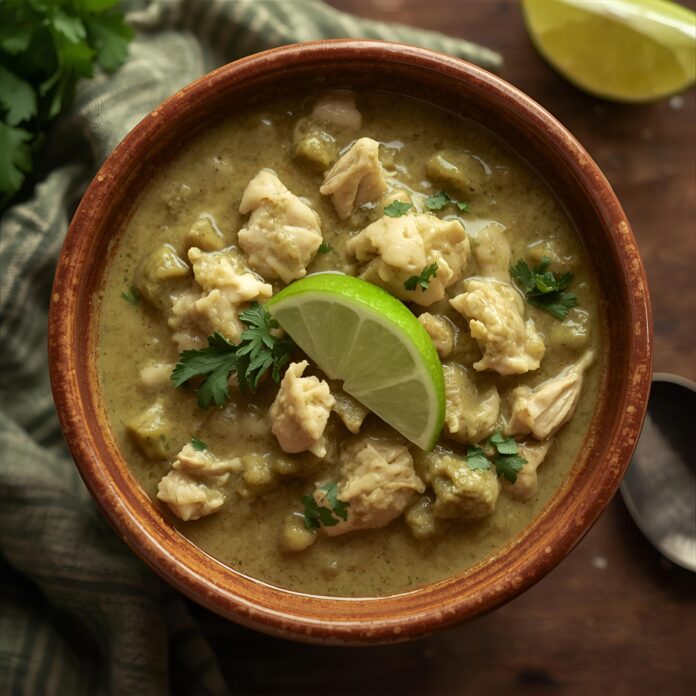 Creamy Green Chicken Chili