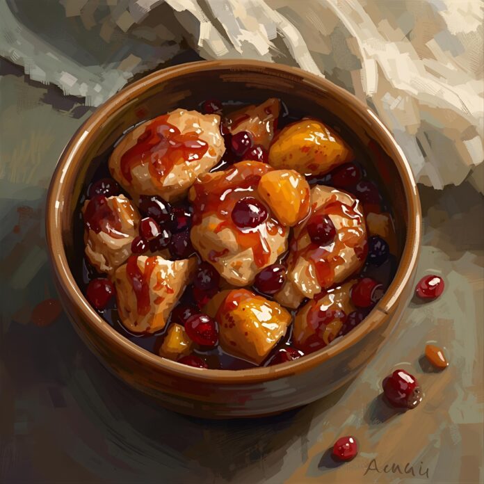 Crockpot Cranberry Apricot Chicken