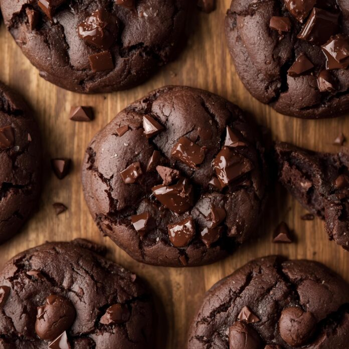 Double Dark Chocolate Cookies Recipe