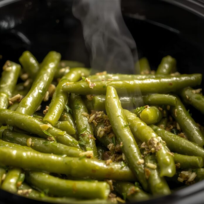 Low Carb Crockpot Green Beans Recipe