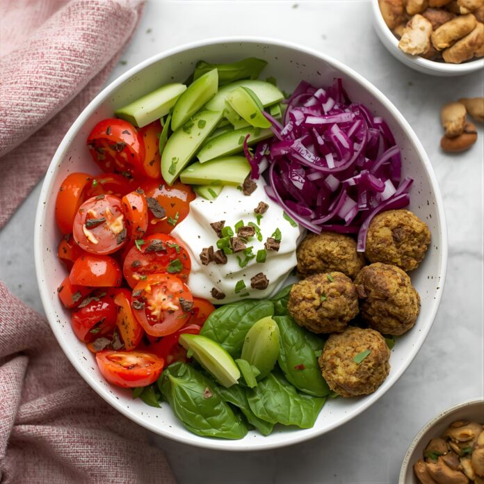 Mediterranean Falafel Bowl Recipe