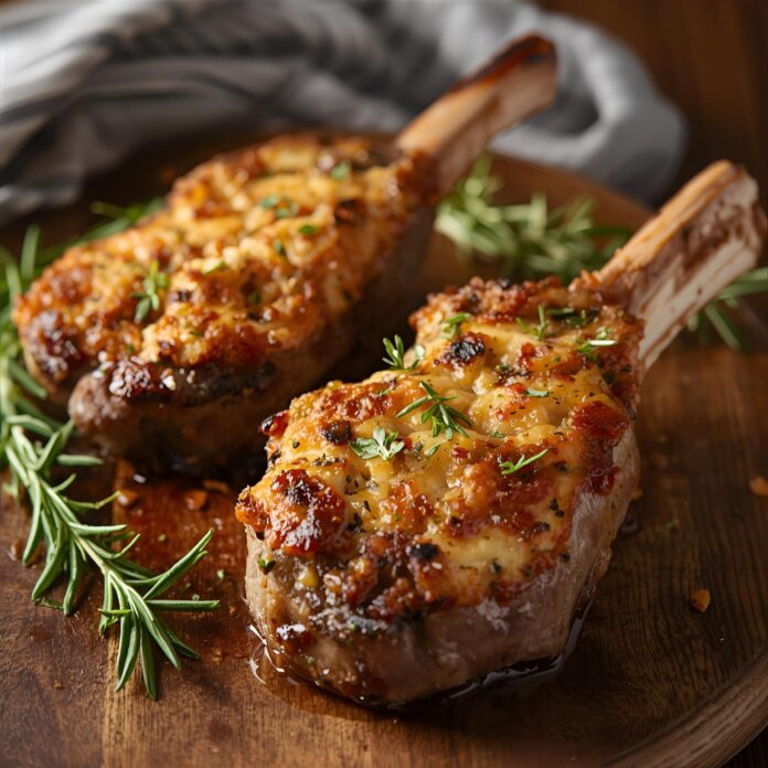 Parmesan Baked Lamb Chops Recipe