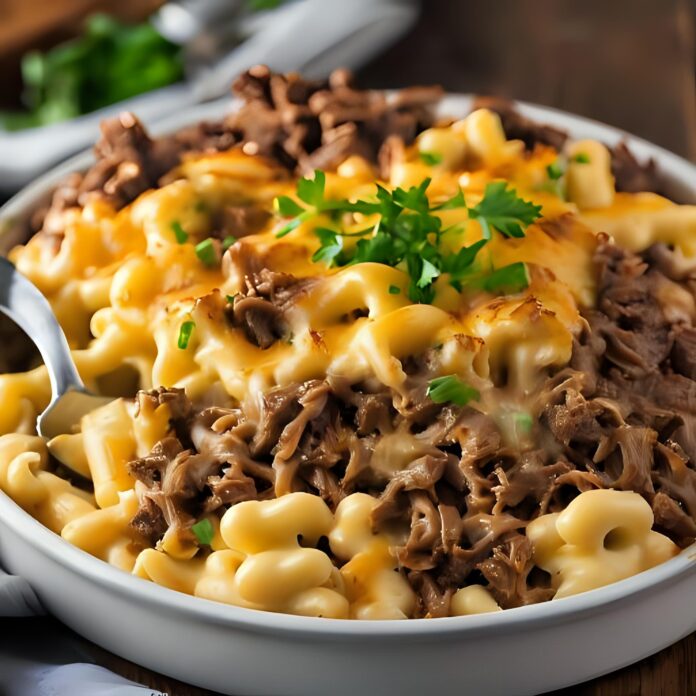 Pulled Beef Mac and Cheese Recipe