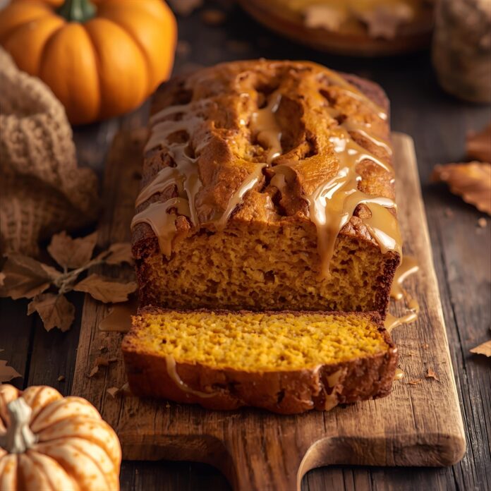 Pumpkin Bread with Maple Glaze Recipe