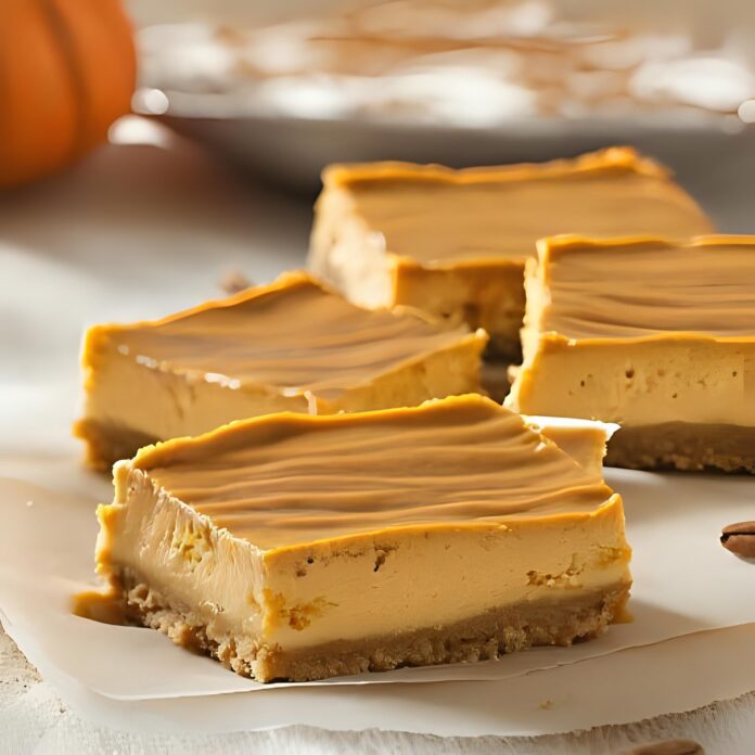Pumpkin Cheesecake Bars Recipe