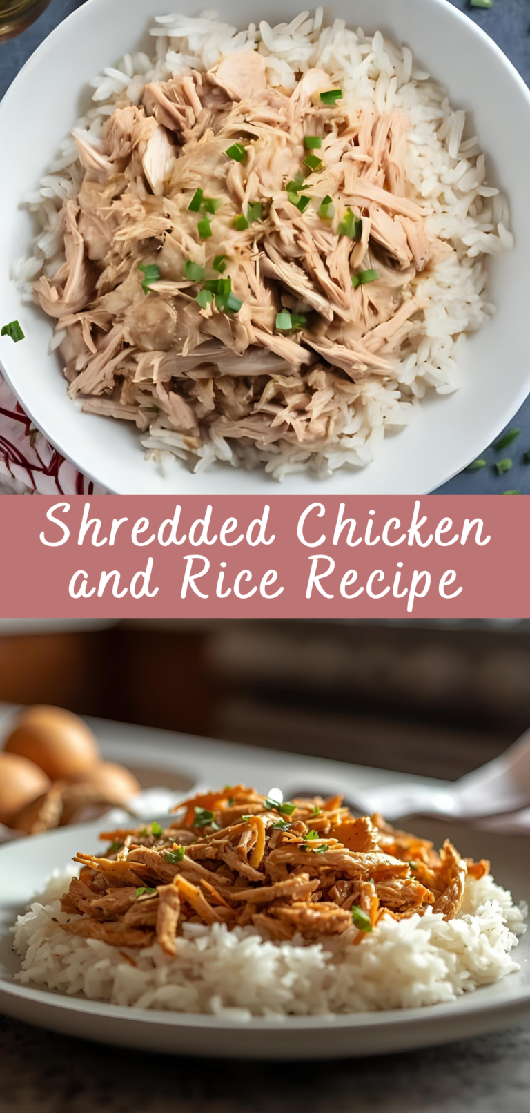 Shredded Chicken and Rice Recipe | Cheff Recipes