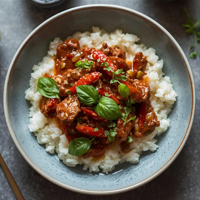 Spicy Beef with Basil Recipe