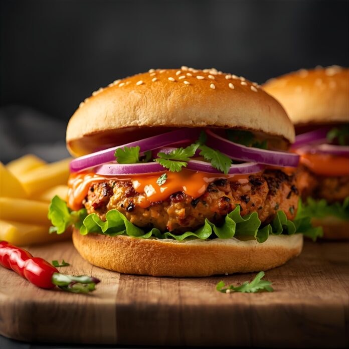 Thai Sweet Chili Turkey Burgers Recipe