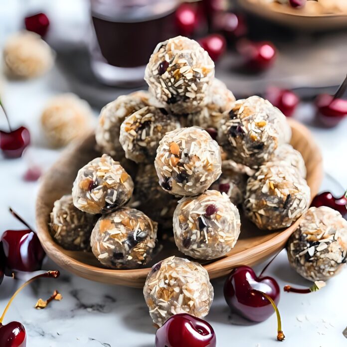 Vanilla Cherry Energy Balls Recipe