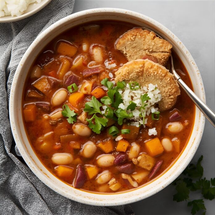 White Bean Pumpkin Turkey Chili Recipe