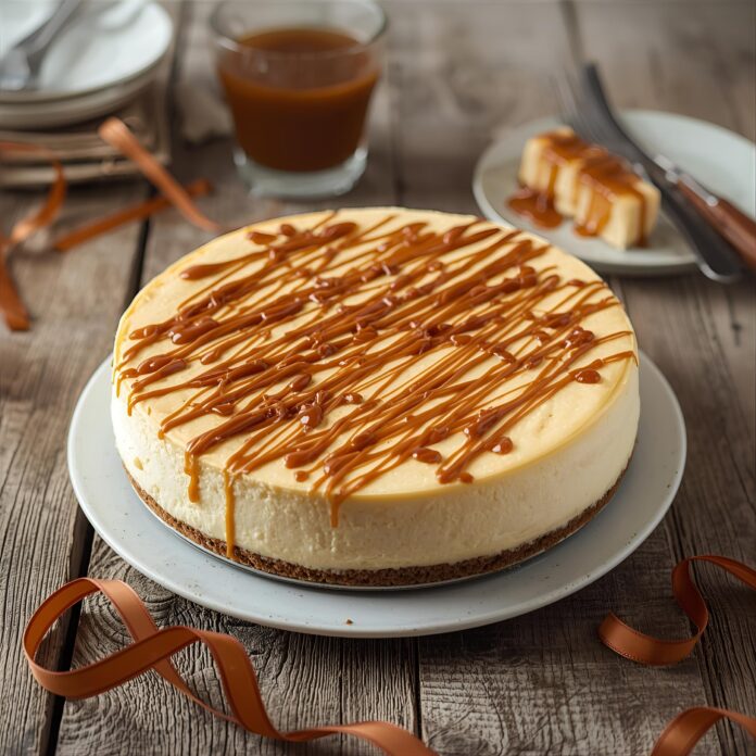 White Chocolate Caramel Cheesecake Recipe