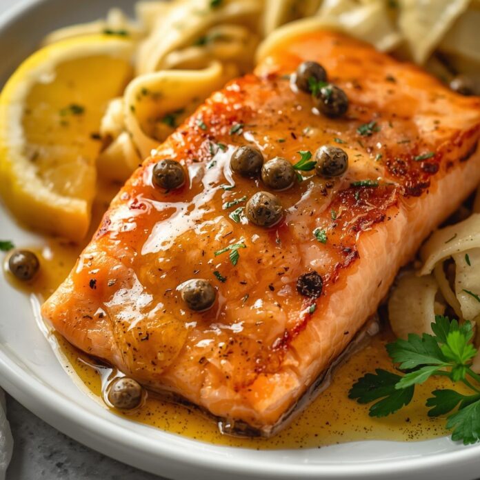 25-Minute Salmon Piccata Recipe