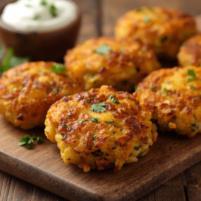 Air Fryer Zucchini and Squash Fritters Recipe