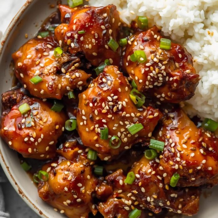 Baked Honey Sesame Chicken Recipe