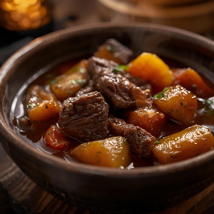 Beef Stew with Tender Root Veggies Recipe