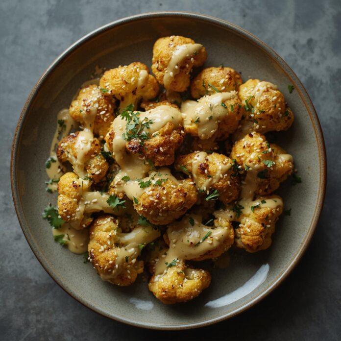 Cauliflower with Tahini-Honey Recipe