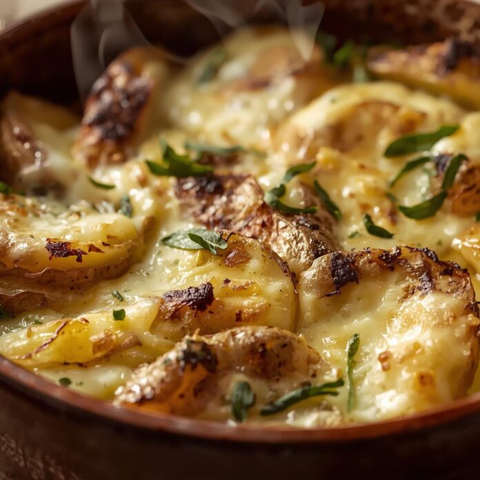 Cheese Herb Potato Gratin Recipe