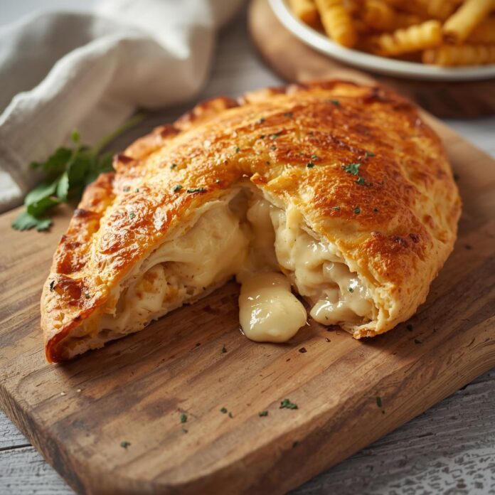 Chicken Alfredo Calzone Recipe