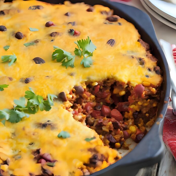 Chili Cornbread Casserole Recipe