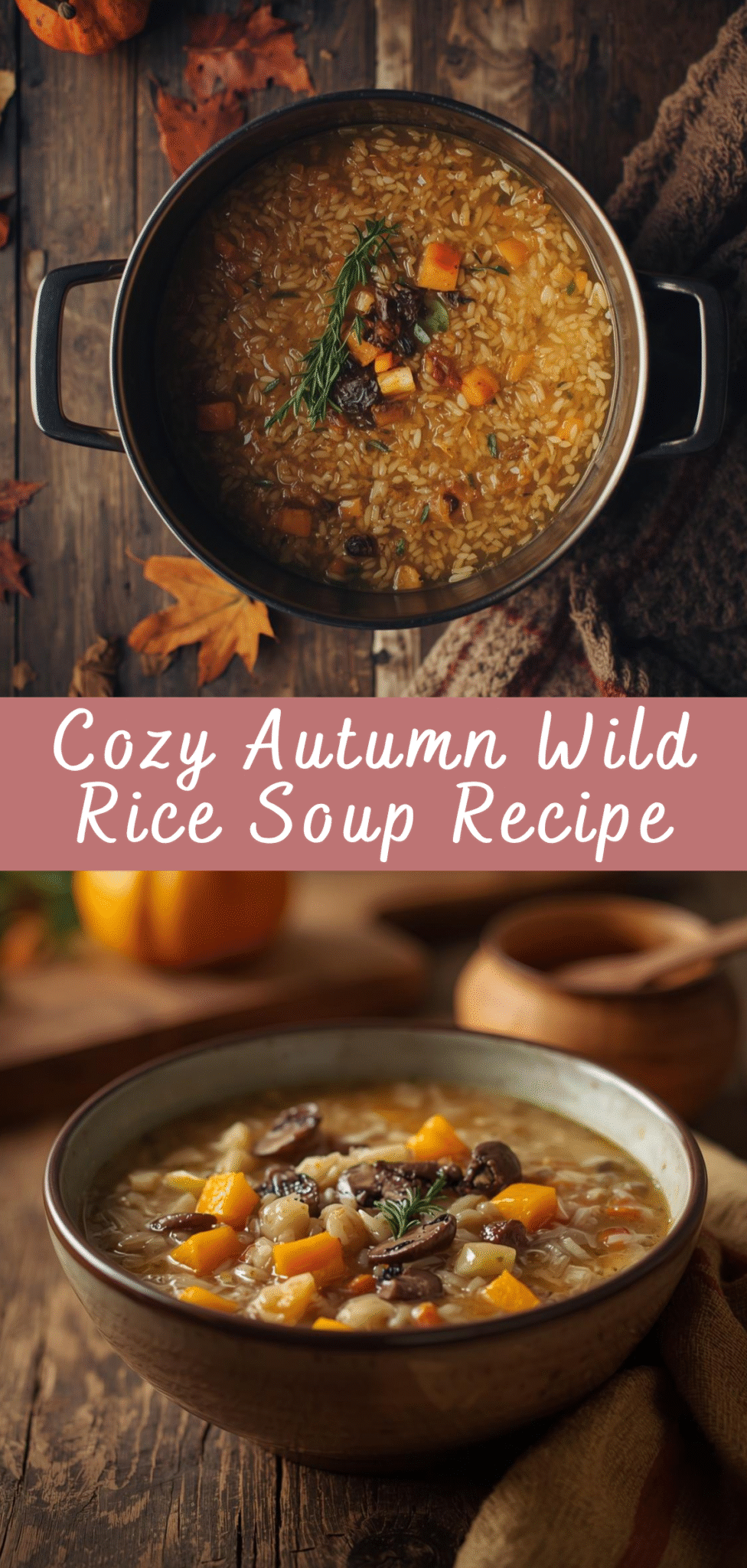Cozy Rice Cozy Autumn Wild Rice Soup Recipe | Cheff Recipes