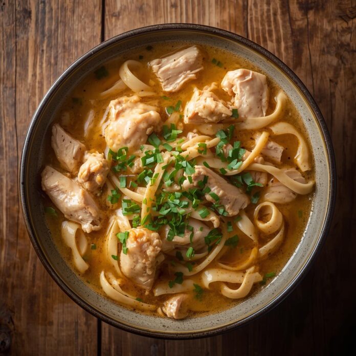 Creamy Chicken Noodle Soup