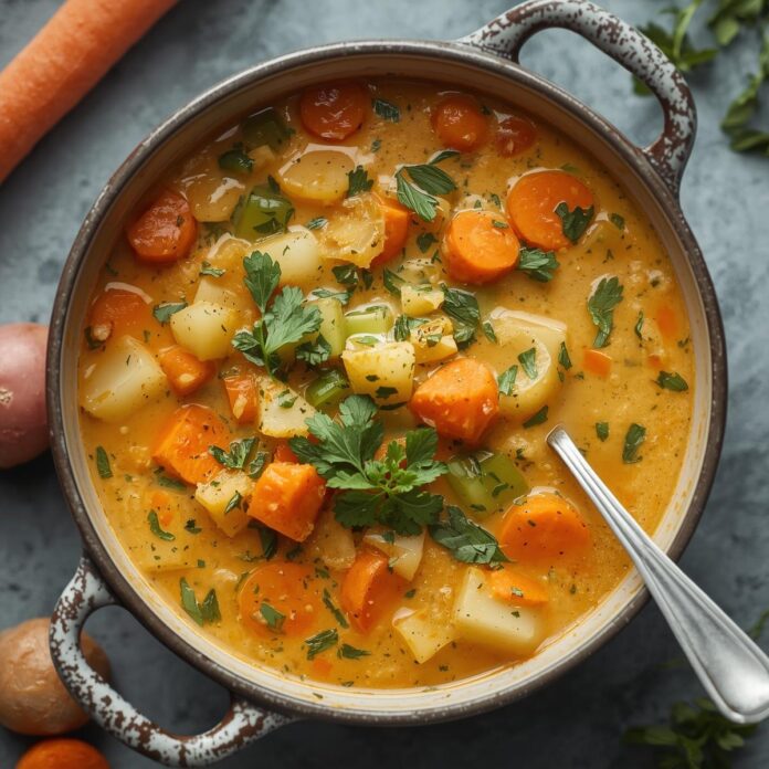 Creamy Vegetable Soup Recipe